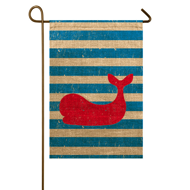 Whales Garden Flag Wayfair